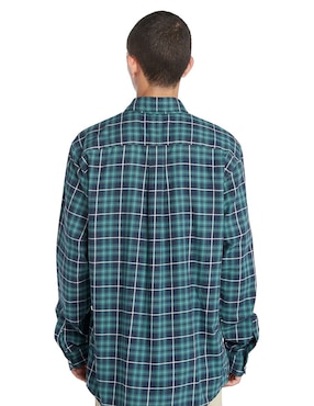Camisa casual Timberland de algodón manga larga para hombre