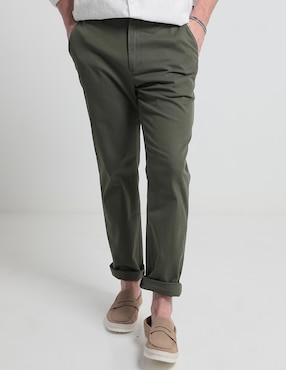 Pantalón Straight Tommy Hilfiger De Algodón Para Hombre