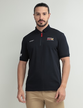 Playera Tipo Polo Scappino Red Bull Racing Para Hombre