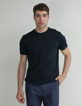 Playera Perry Ellis Cuello Redondo Para Hombre