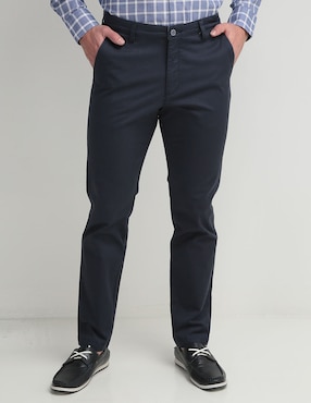 Pantalón Straight Scappino De Algodón Para Hombre