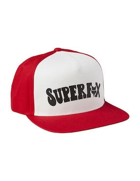 Gorra visera plana snapback casual Fox para hombre