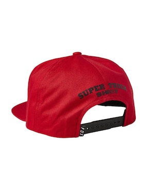 Gorra visera plana snapback casual Fox para hombre