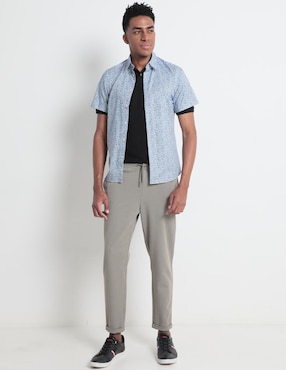 Camisa casual Ps By Paul Smith de algodón manga corta para hombre