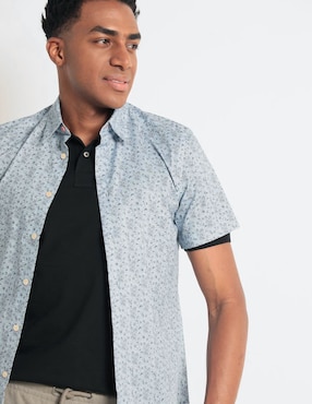 Camisa casual Ps By Paul Smith de algodón manga corta para hombre