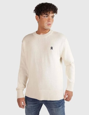 Sueter Tommy Hilfiger Cuello Redondo Para Hombre