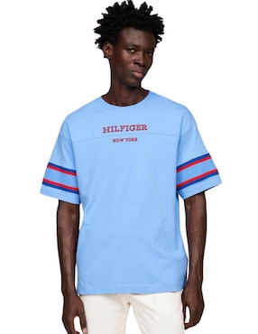 Playera Tommy Hilfiger Cuello Redondo Para Hombre