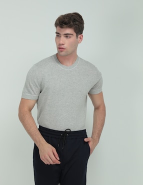 Playera Scappino Cuello Redondo Para Hombre