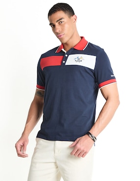 Playera Tipo Polo Nautica Para Hombre