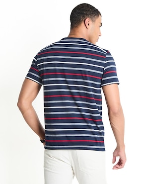 Playera Nautica cuello redondo para hombre