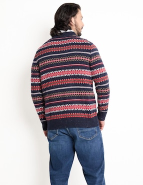 Suéter Nautica cuello V para hombre