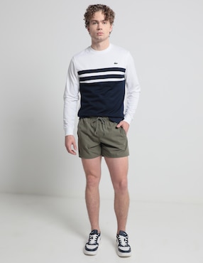 Playera Lacoste cuello redondo para hombre