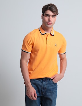 Playera Tipo Polo Psycho Bunny Para Hombre