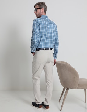 Pantalón slim Faherty de algodón para hombre