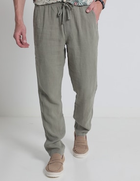 Pantalón Straight Faherty De Algodón Para Hombre