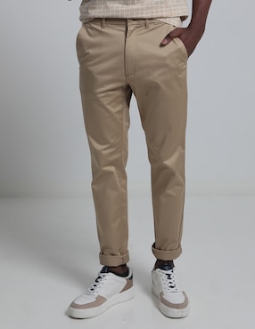 Pantalón Slim Calvin Klein De Algodón Para Hombre