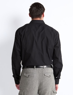 Camisa casual Hugo de algodón manga larga para hombre