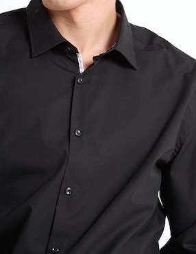Camisa casual Hugo de algodón manga larga para hombre