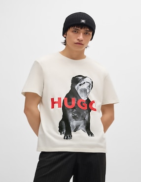 Playera HUGO W24 Cuello Redondo Para Hombre