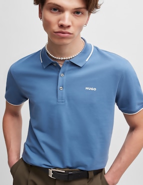 Playera tipo polo HUGO W24 para hombre