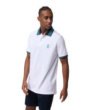 Playera Tipo Polo Psycho Bunny SS24 Para Hombre