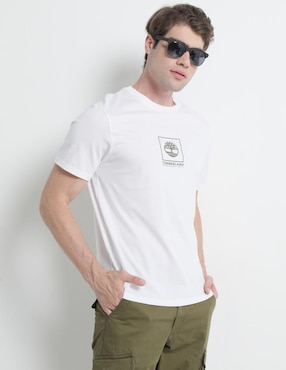 Playera Timberland Cuello Redondo Para Hombre