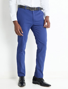 Pantalón Slim Perry Ellis De Algodón Para Hombre