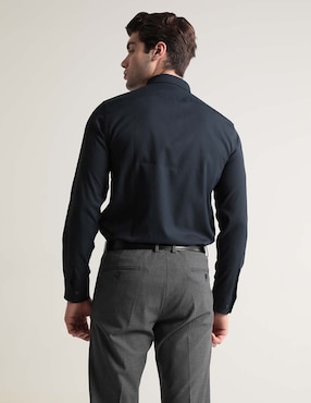Camisa casual Perry Ellis manga larga para hombre