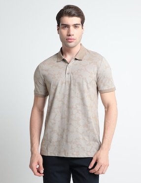 Playera Tipo Polo Perry Ellis Para Hombre