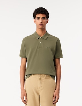 Playera Tipo Polo Lacoste L1212 Para Hombre