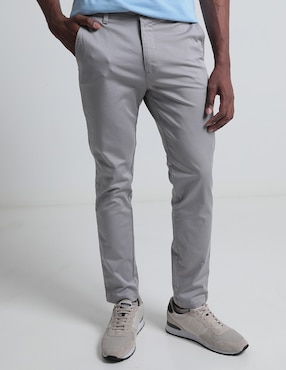 Pantalón Straight Scappino De Algodón Para Hombre