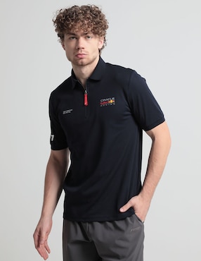 Playera Tipo Polo Scappino Red Bull Racing Para Hombre