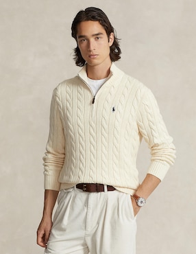 Sueter Polo Ralph Lauren Cuello Con Cierre Para Hombre