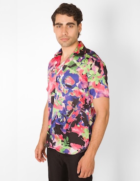 Camisa casual Rcano manga corta para hombre
