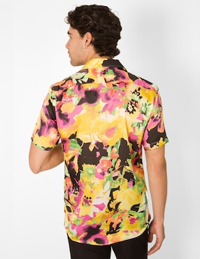 Camisa casual Rcano manga corta para hombre