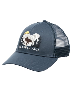 Gorra con visera curva snapback para senderismo The North Face Embroidered Mudder Trucker para hombre