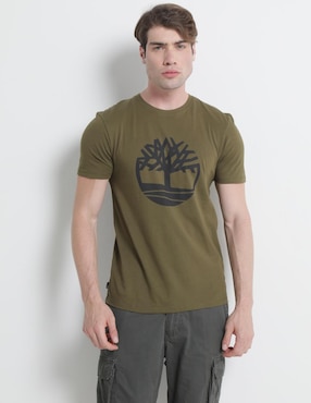 Playera Timberland Cuello Redondo Para Hombre