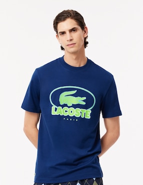 Playera Lacoste Cuello Redondo Para Hombre