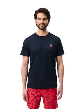 Playera Psycho Bunny Cuello Redondo Para Hombre