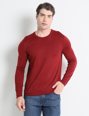 Suéter Calvin Klein Cuello Redondo Para Hombre