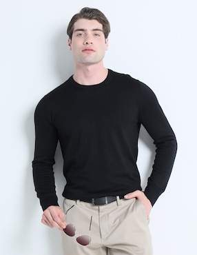 Suéter Calvin Klein Cuello Redondo Para Hombre