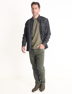 Playera Faherty cuello redondo para hombre