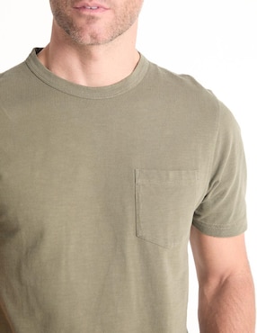 Playera Faherty cuello redondo para hombre