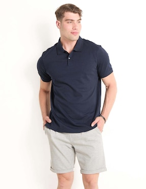 Playera Tipo Polo Calvin Klein Para Hombre