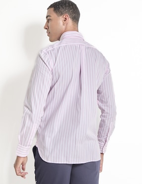 Camisa casual Eden Park de algodón manga larga para hombre
