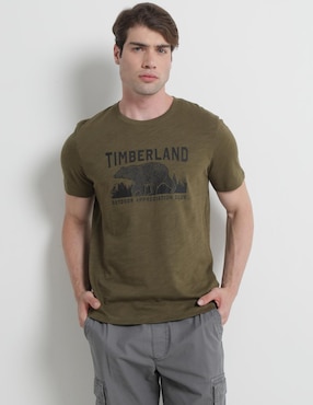 Playera Timberland Cuello Redondo Para Hombre