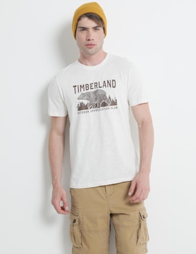 Playera Timberland Cuello Redondo Para Hombre