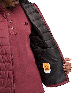 Chaleco Timberland impermeable con bolsillos para hombre
