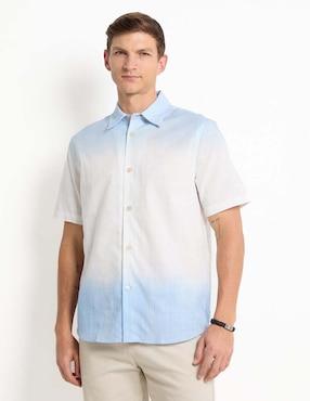 Camisa casual Ps by Paul Smith de algodón manga corta para hombre