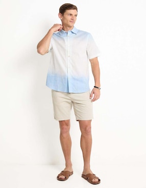 Camisa casual Ps by Paul Smith de algodón manga corta para hombre